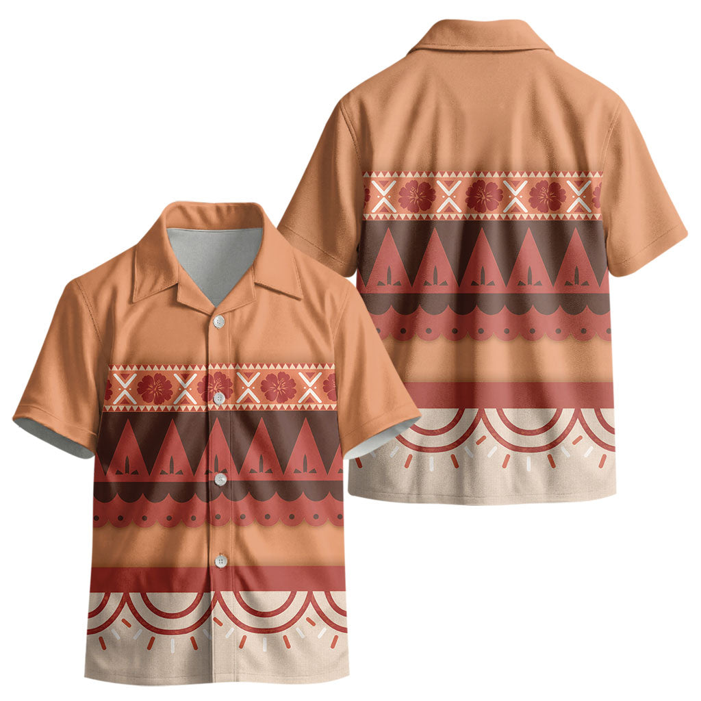 Polynesian Princess Inspired Cosplay Costume Kid Hawaiian Shirt LT05 - Polynesian Pride