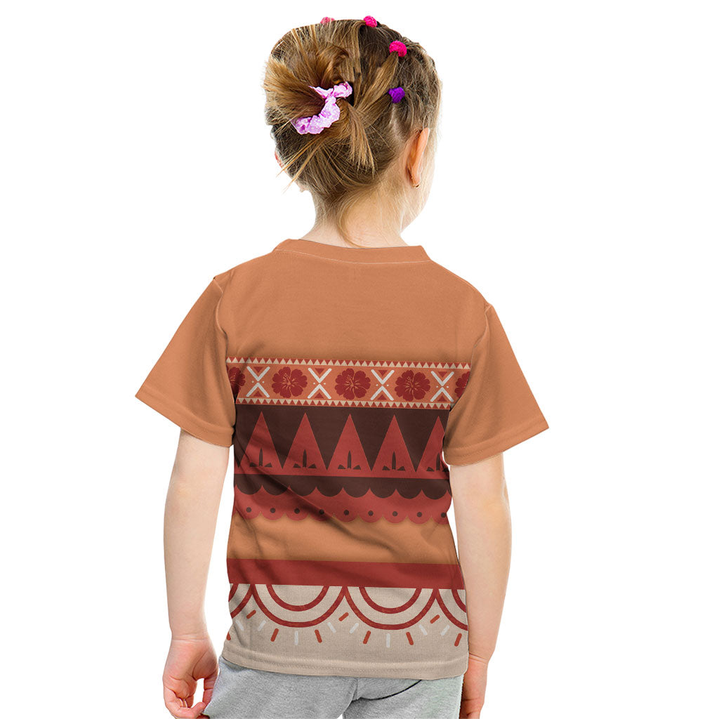 Polynesian Princess Inspired Cosplay Costume Kid T Shirt LT05 - Polynesian Pride
