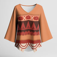 Polynesian Princess Inspired Cosplay Costume Kimono Sleeve Blouse LT05 Female Multicolor - Polynesian Pride