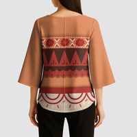 Polynesian Princess Inspired Cosplay Costume Kimono Sleeve Blouse LT05 - Polynesian Pride