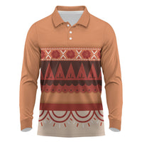 Polynesian Princess Inspired Cosplay Costume Long Sleeve Polo Shirt LT05 Multicolor - Polynesian Pride