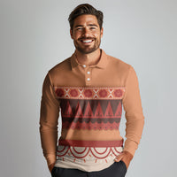 Polynesian Princess Inspired Cosplay Costume Long Sleeve Polo Shirt LT05 - Polynesian Pride