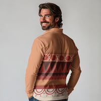 Polynesian Princess Inspired Cosplay Costume Long Sleeve Polo Shirt LT05 - Polynesian Pride