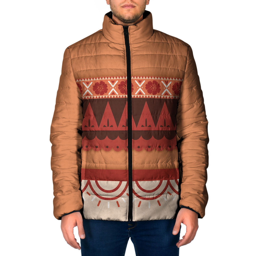 Polynesian Princess Inspired Cosplay Costume Padded Jacket LT05 Men Multicolor - Polynesian Pride