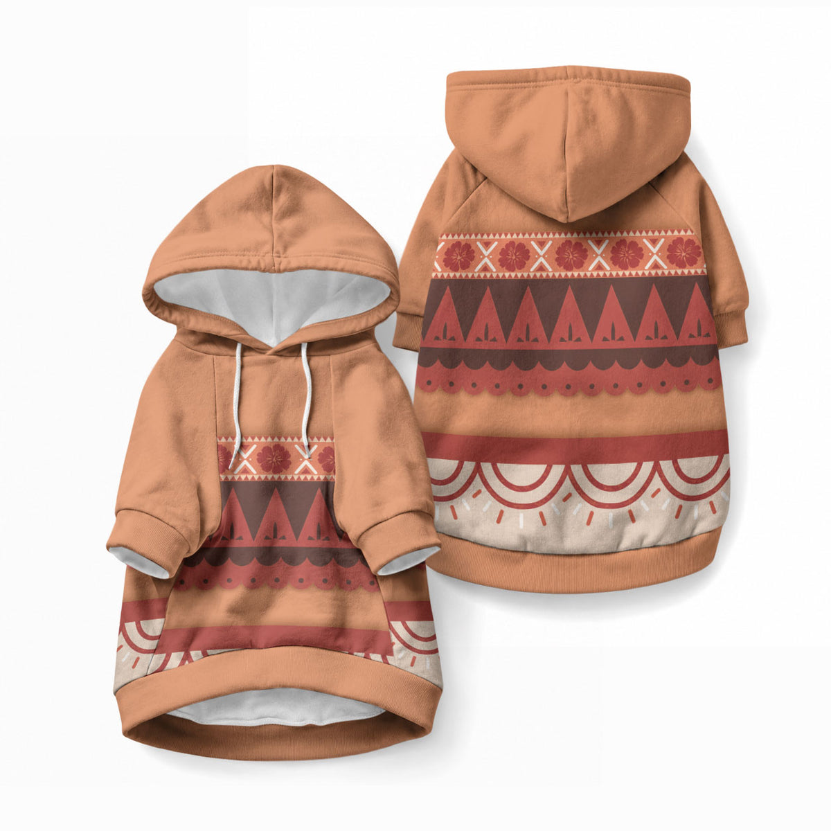 Polynesian Princess Inspired Cosplay Costume Pet Hoodie LT05 Pullover Multicolor - Polynesian Pride
