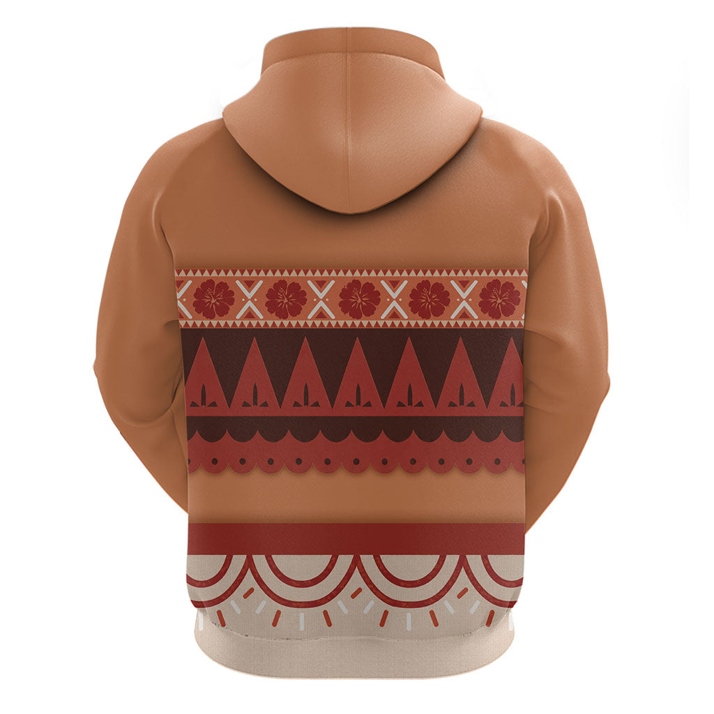 Polynesian Princess Inspired Cosplay Costume Zip Hoodie LT05 - Polynesian Pride
