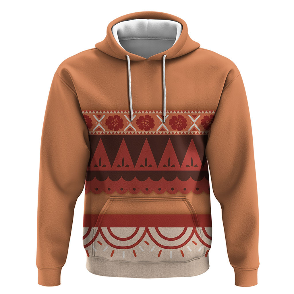 Polynesian Princess Inspired Cosplay Costume Zip Hoodie LT05 Pullover Hoodie Multicolor - Polynesian Pride
