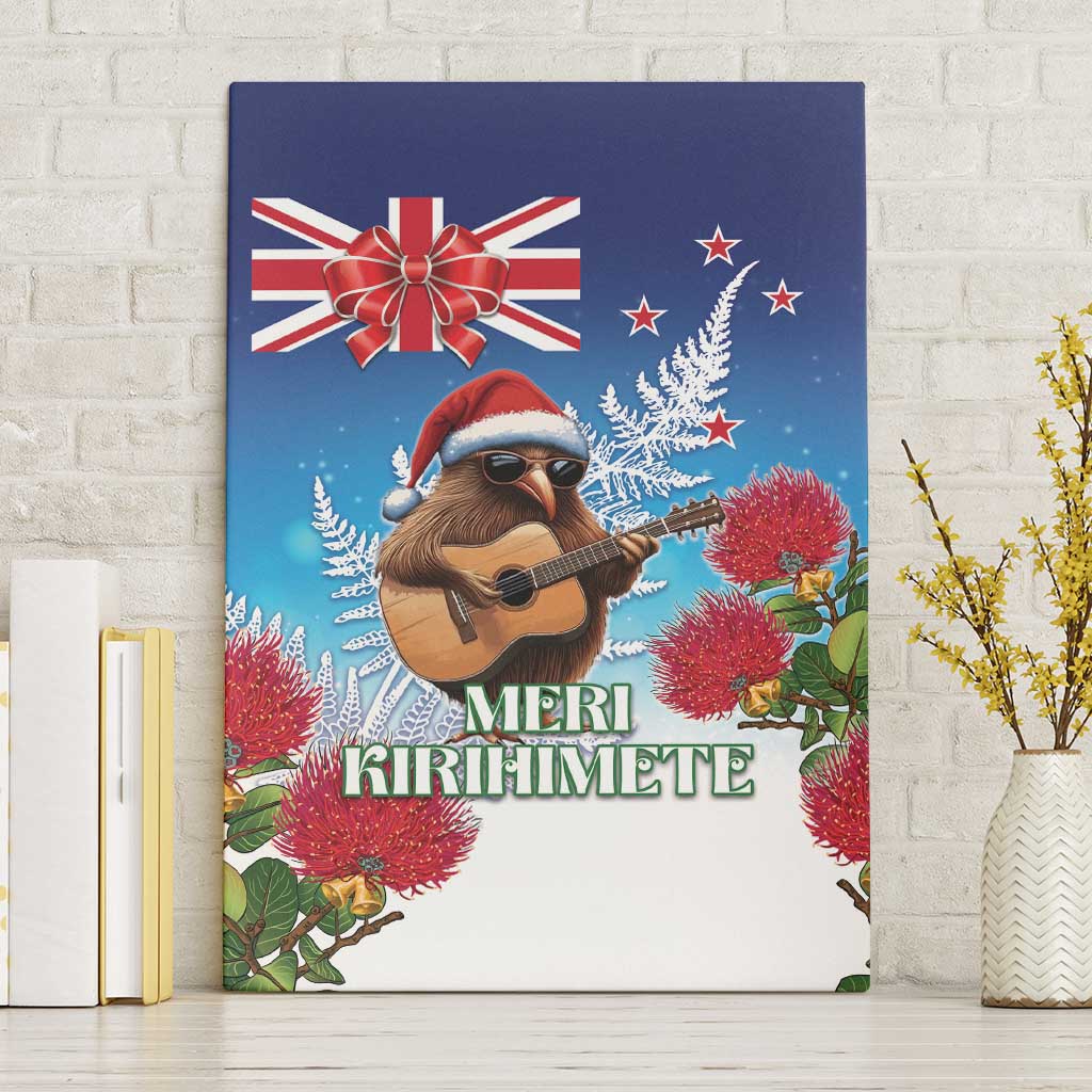 New Zealand Kiwi Christmas Canvas Wall Art Xmas Vibe