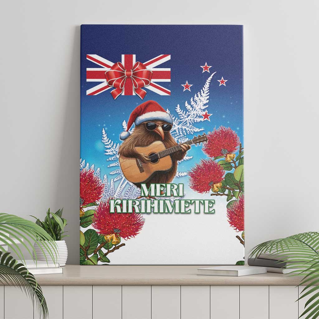 New Zealand Kiwi Christmas Canvas Wall Art Xmas Vibe