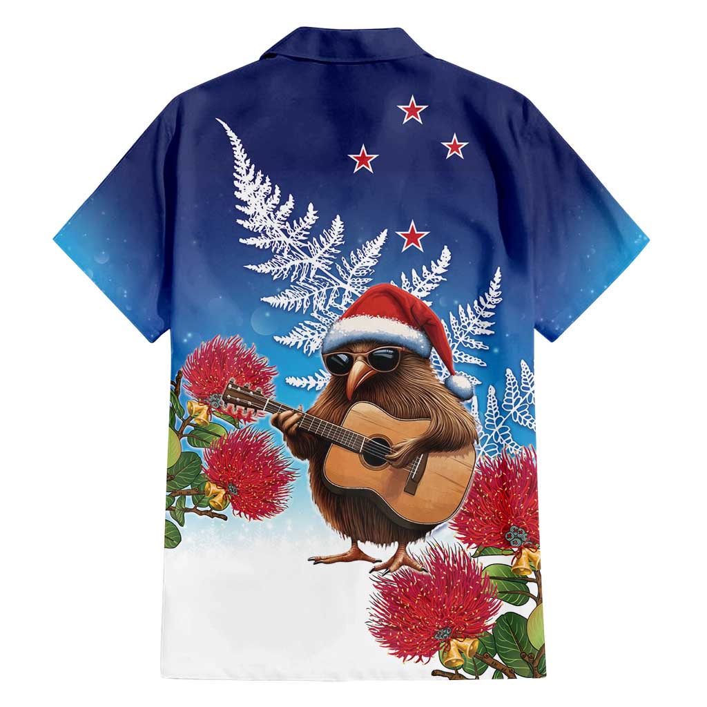 New Zealand Kiwi Christmas Family Matching Off Shoulder Maxi Dress and Hawaiian Shirt Xmas Vibe LT05 - Polynesian Pride