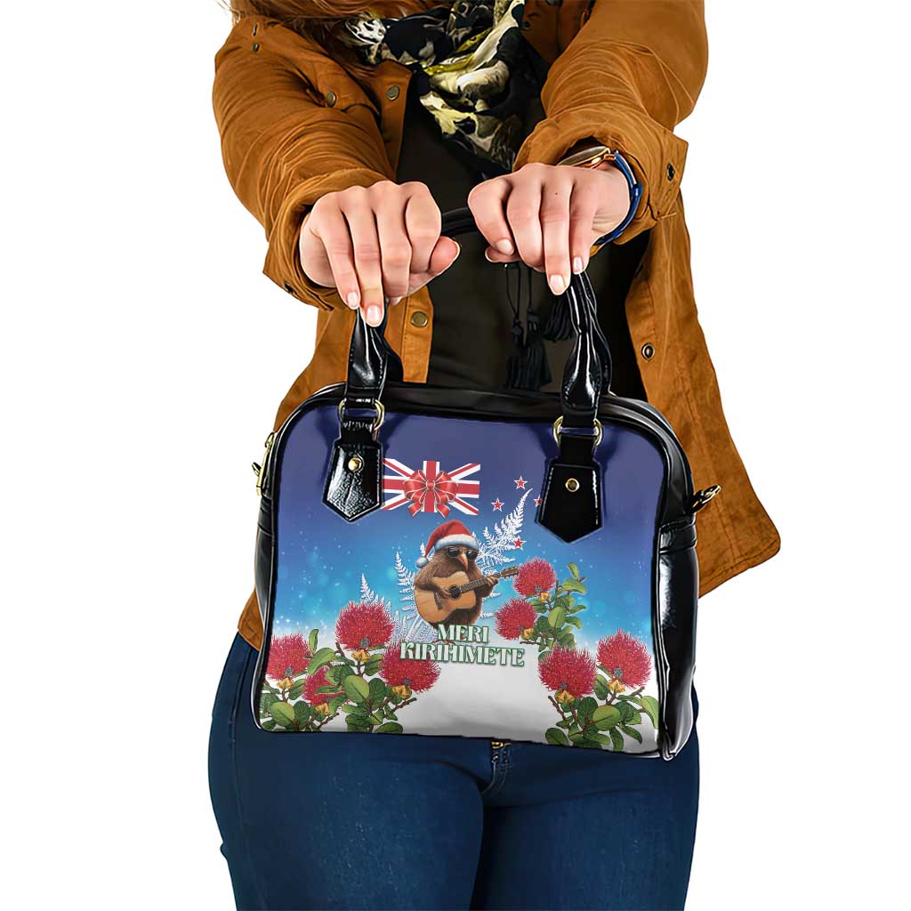 New Zealand Kiwi Christmas Shoulder Handbag Xmas Vibe