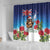 New Zealand Kiwi Christmas Shower Curtain Xmas Vibe