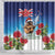 New Zealand Kiwi Christmas Shower Curtain Xmas Vibe