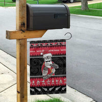 New Zealand Santa Tiki Christmas Garden Flag Meri Kirihimete