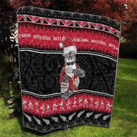 New Zealand Santa Tiki Christmas Quilt Meri Kirihimete LT05 - Polynesian Pride