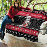 New Zealand Santa Tiki Christmas Quilt Meri Kirihimete LT05 - Polynesian Pride