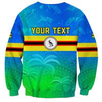 Personalised Solomon Islands Choiseul Province Day Sweatshirt Sea Turtle Tribal Pattern LT05 - Polynesian Pride