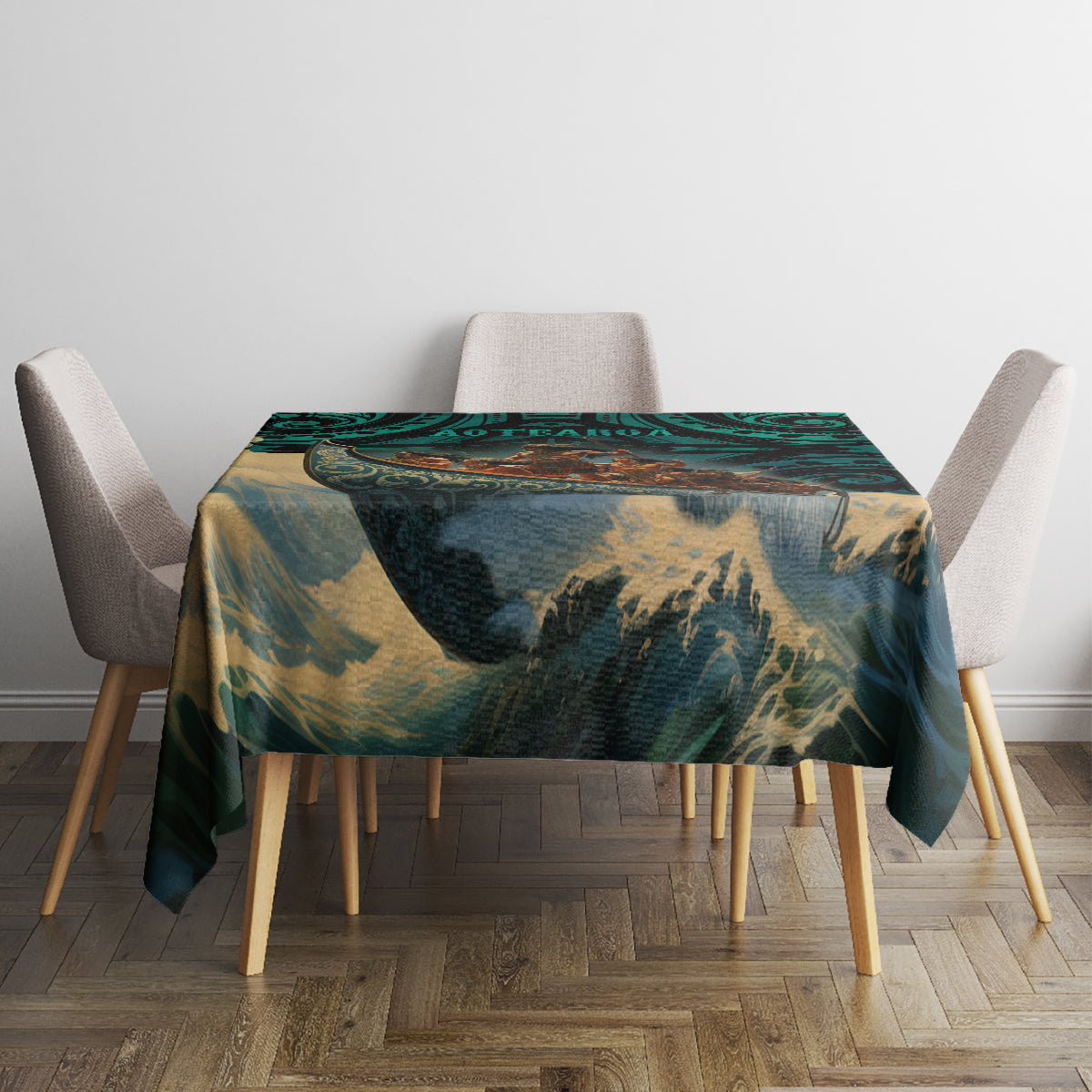 New Zealand Tamaki Herenga Waka Festival Tablecloth Maori Pattern LT05 - Polynesian Pride