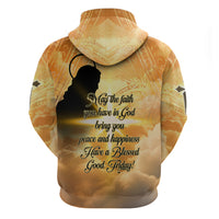 Happy Good Friday Zip Hoodie God Will Bless You LT05 - Polynesian Pride