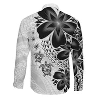 Polynesia Romantic Valentine Family Matching Mermaid Dress and Hawaiian Shirt Sea Turtle Couple With White Plumeria LT05 - Polynesian Pride