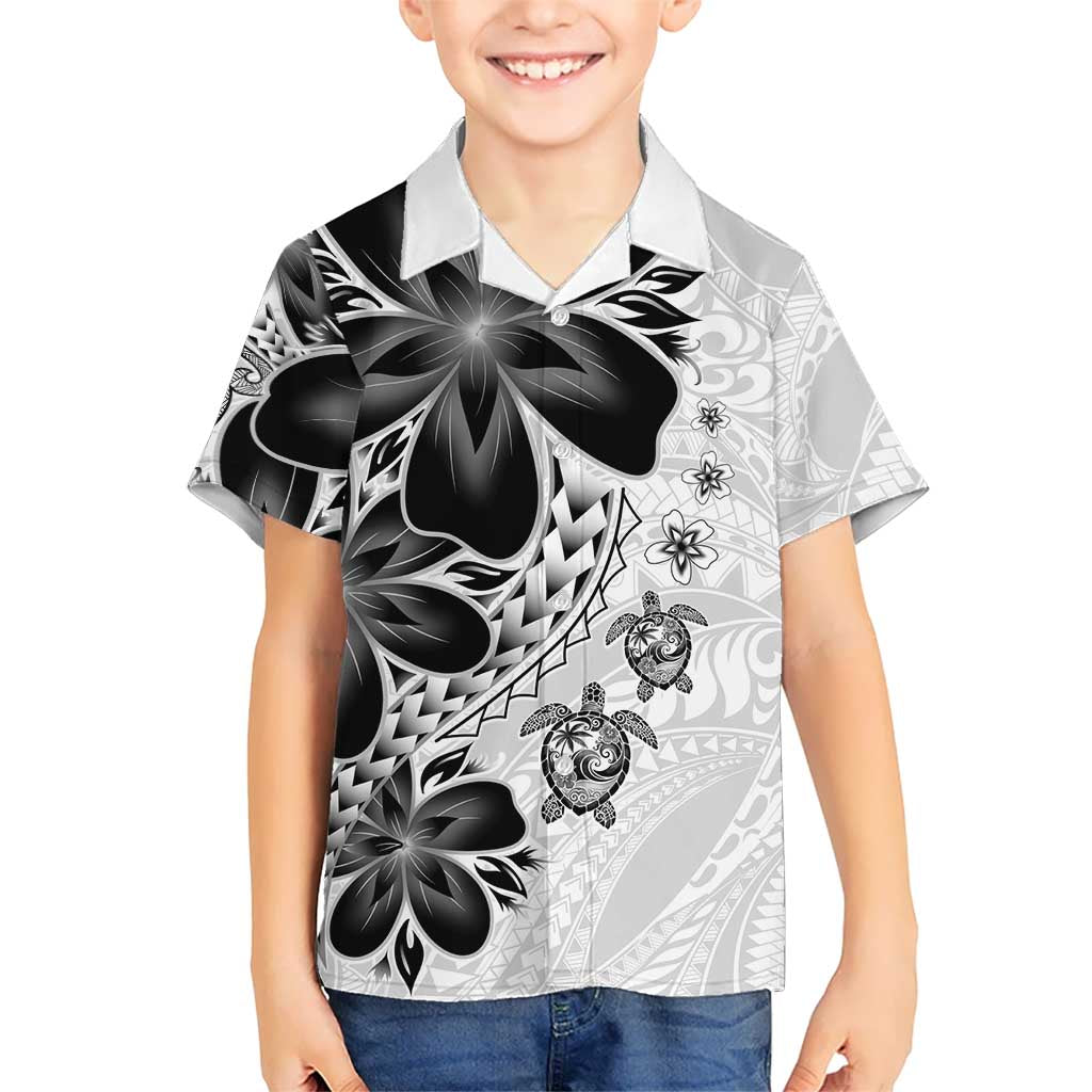 Polynesia Romantic Valentine Family Matching Tank Maxi Dress and Hawaiian Shirt Sea Turtle Couple With White Plumeria