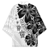 Polynesia Romantic Valentine Kimono Sea Turtle Couple With White Plumeria