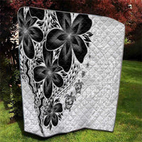 Polynesia Romantic Valentine Quilt Sea Turtle Couple With White Plumeria
