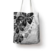 Polynesia Romantic Valentine Tote Bag Sea Turtle Couple With White Plumeria