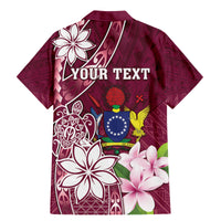 Personalised Cook Island Mangaia Gospel Day Family Matching Mermaid Dress and Hawaiian Shirt Floral Tribal Pattern LT05 - Polynesian Pride