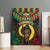 Vanuatu 44th Anniversary Independence Day Canvas Wall Art Melanesian Warrior With Sand Drawing Pattern