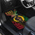 Vanuatu 44th Anniversary Independence Day Car Mats Melanesian Warrior With Sand Drawing Pattern