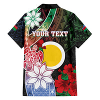 Personalised Vanuatu Shefa Day Family Matching Tank Maxi Dress and Hawaiian Shirt Floral Pattern LT05 - Polynesian Pride