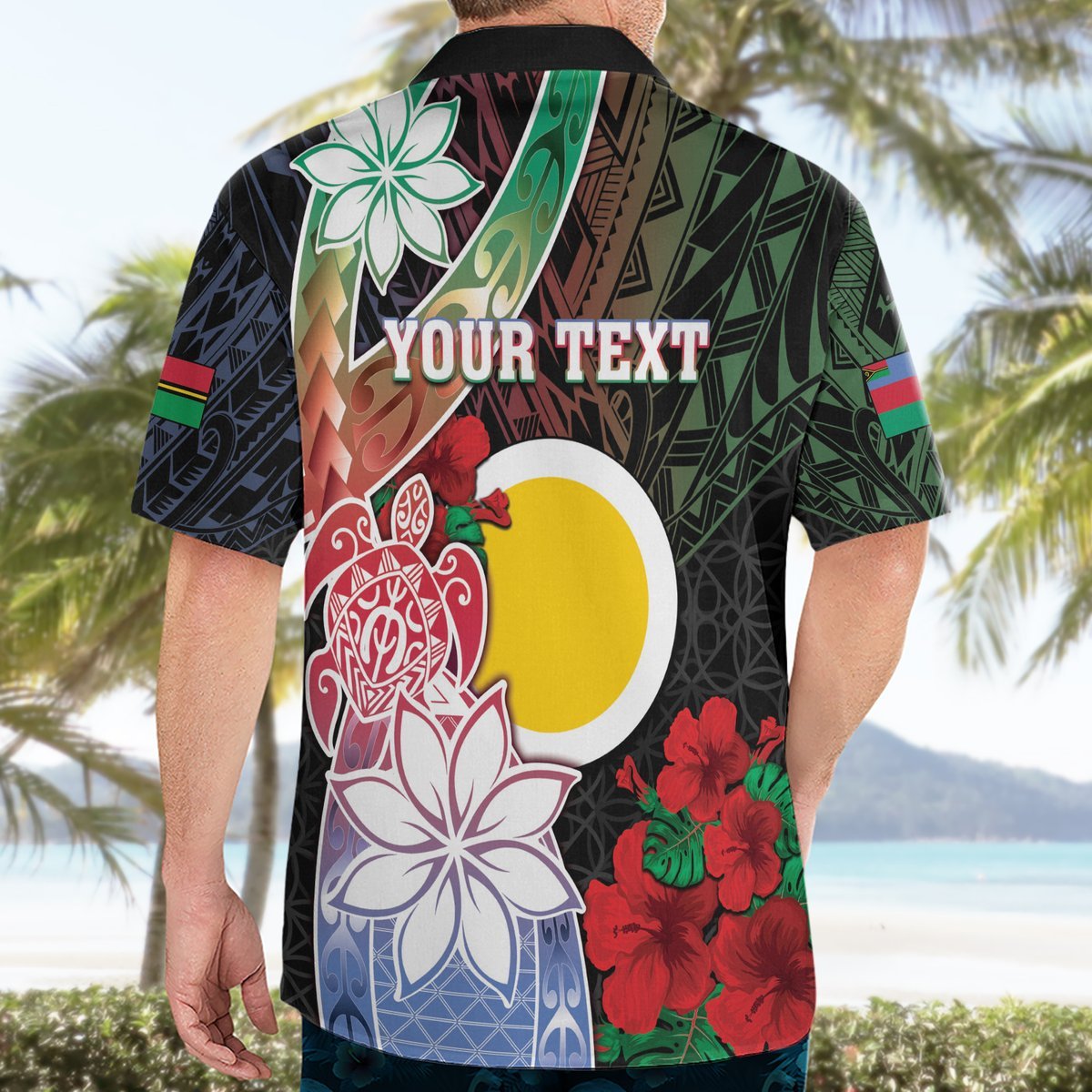 Personalised Vanuatu Shefa Day Hawaiian Shirt Floral Pattern LT05 - Polynesian Pride