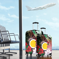 Vanuatu Shefa Day Luggage Cover Floral Pattern