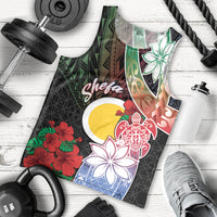 Personalised Vanuatu Shefa Day Men Tank Top Floral Pattern LT05 - Polynesian Pride