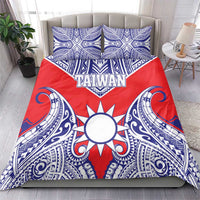 Taiwan Bedding Set Austronesian Tribal Tattoo Red LT05 - Polynesian Pride