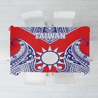 Taiwan Tablecloth Austronesian Tribal Tattoo Red - Polynesian Pride