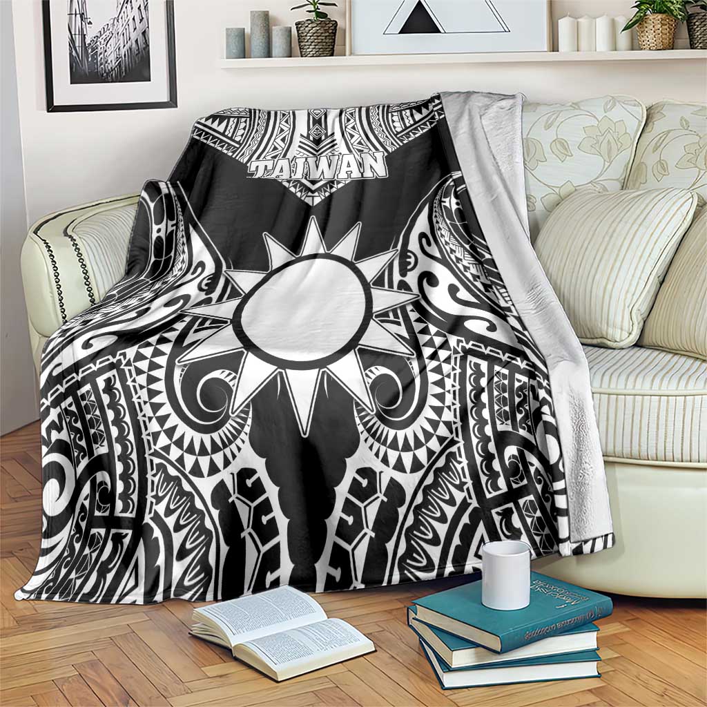 Taiwan Blanket Austronesian Tribal Tattoo Black - Polynesian Pride