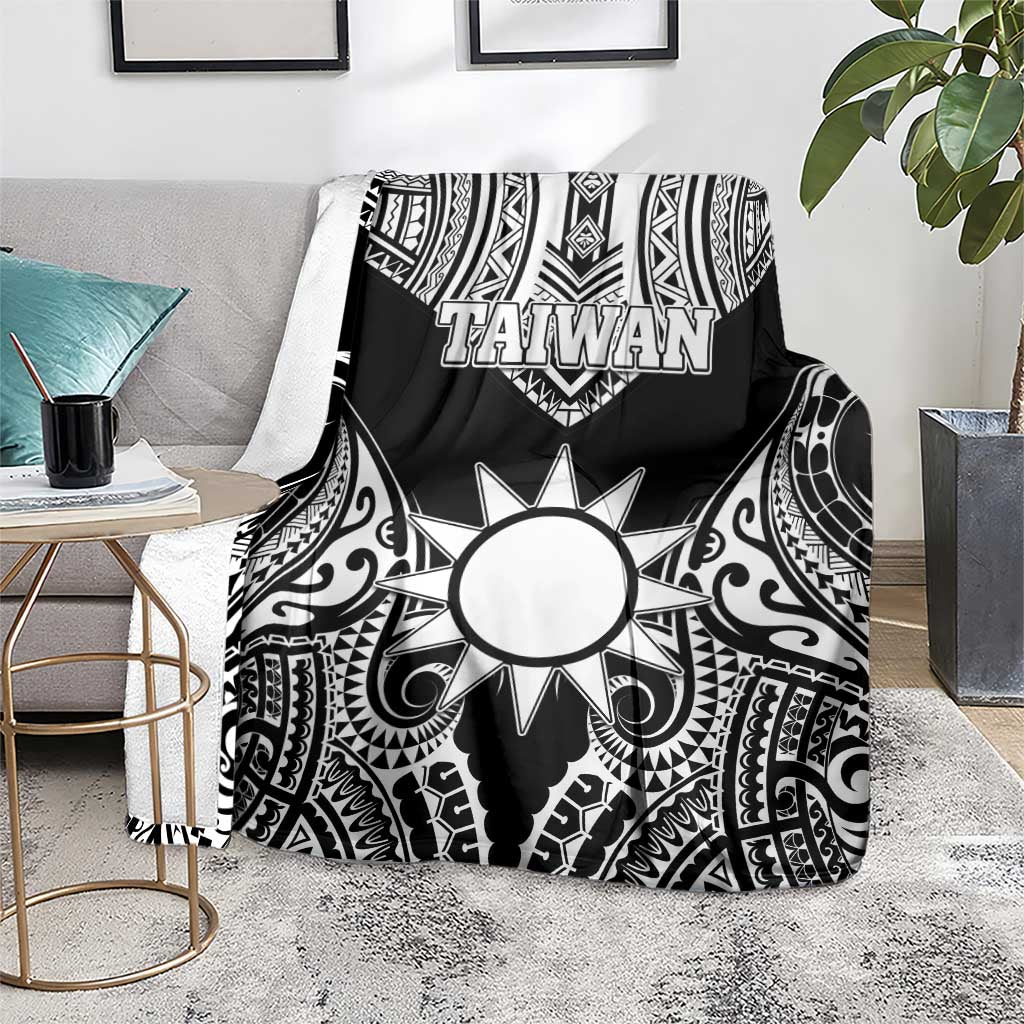 Taiwan Blanket Austronesian Tribal Tattoo Black - Polynesian Pride