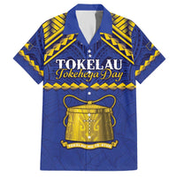 Personalised Tokelau Happy Tokehega Day Family Matching Puletasi and Hawaiian Shirt Polynesian Tribal Tattoo
