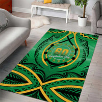 Cook Islands Constitution Day Area Rug 60th Anniversary LT05 - Polynesian Pride