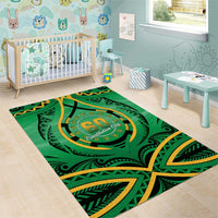 Cook Islands Constitution Day Area Rug 60th Anniversary LT05 - Polynesian Pride