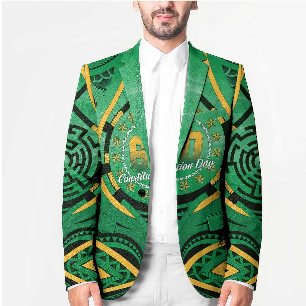 Cook Islands Constitution Day Blazer 60th Anniversary - Polynesian Pride