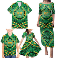 Cook Islands Constitution Day Family Matching Puletasi and Hawaiian Shirt 60th Anniversary LT05 - Polynesian Pride
