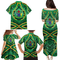 Cook Islands Constitution Day Family Matching Puletasi and Hawaiian Shirt 60th Anniversary LT05 - Polynesian Pride