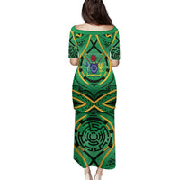 Cook Islands Constitution Day Family Matching Puletasi and Hawaiian Shirt 60th Anniversary LT05 - Polynesian Pride