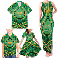 Cook Islands Constitution Day Family Matching Tank Maxi Dress and Hawaiian Shirt 60th Anniversary LT05 - Polynesian Pride