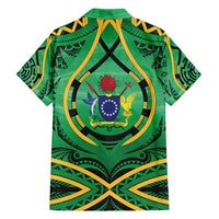 Cook Islands Constitution Day Family Matching Tank Maxi Dress and Hawaiian Shirt 60th Anniversary LT05 - Polynesian Pride