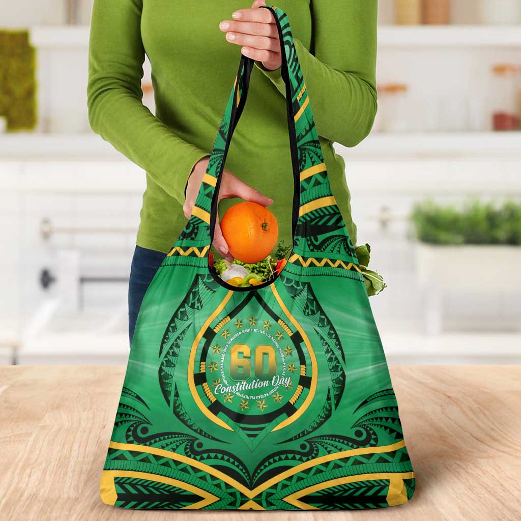 Cook Islands Constitution Day Grocery Bag 60th Anniversary LT05 - Polynesian Pride