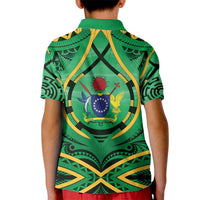 Cook Islands Constitution Day Kid Polo Shirt 60th Anniversary - Polynesian Pride